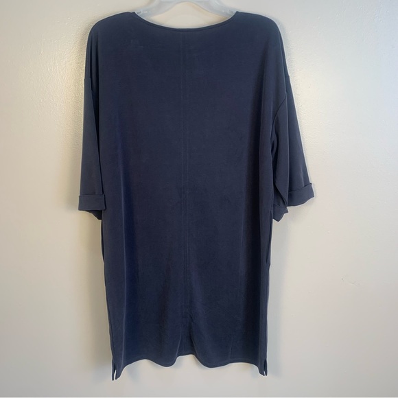 Pure Jill Sand Washed Modal Minimalist Tunic Dress - Picture 10 of 13